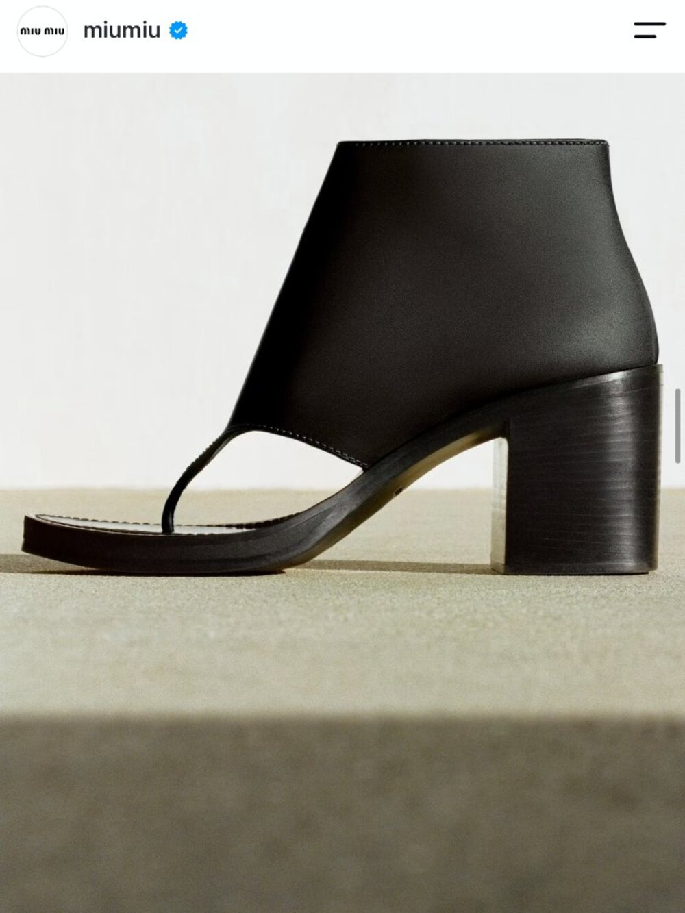 98% NEW MIUMIU SHOES